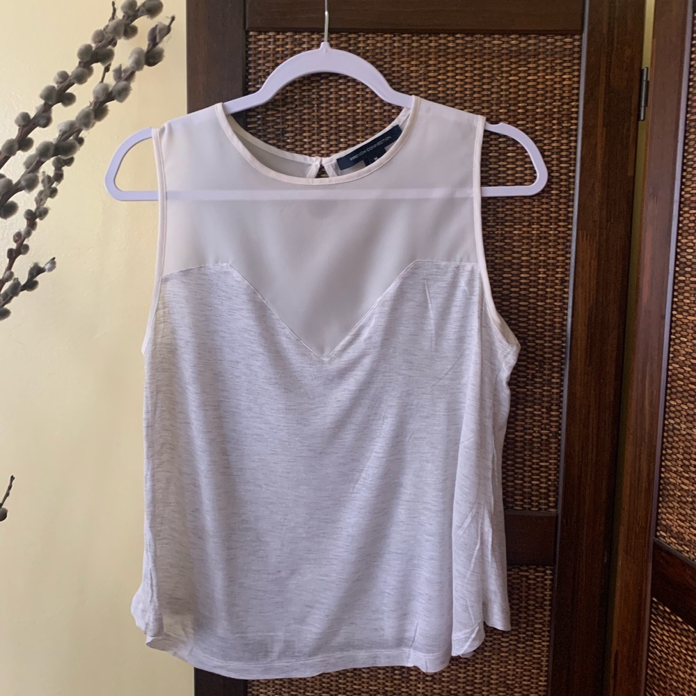 French Connection light weight sleeves tee